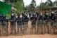 Police officers barricade the roads to the Turkish Embassy, following a protest by members of the Patriotic League of Uganda, in Kampala, Uganda, September 18, 2026