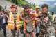 Soldiers rescue a worker alive from a tunnel at the Trishuli-3A hydropower project in Nepal's Rasuwa district, September 4, 2026