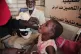 A Sudanese girl receives a cholera vaccine in Khartoum, Sudan, August 13, 2025
