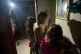 Cuban children brush their teeth during a power outage