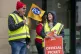 A PCS picket line