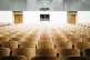 Empty university lecture hall