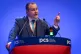 SNP MP Chris Stephens addresses the PCS conference in Bright