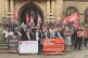 GMB members gather to launch their campaign for equal pay at