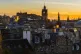 A sunset over Edinburgh, the setting for Kate Hunter's novel