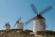 Traditional Spanish windmills in Toledo, Spain 