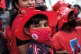 A young supporter of the Communist Party of India (Marxist) 