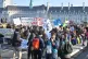  Extinction
Rebellion demonstrators on Westminster Bridge in