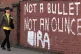 TENSE: IRA letters painted below existing graffiti in republ