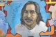 A mural of Leonard Peltier, an indigenous activist and the l