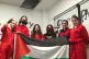 Palestine Action activists Ronnie Barkan (far left) and Stav
