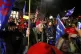 Supporters of President Donald Trump march in Beverly Hills,