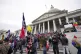 Donald Trump supporters gather outside the Capitol in Washin
