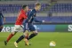 Benfica's Alex Grimaldo, left, and Arsenal's Martin Odegaard