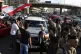Lebanese army soldiers stand guard as protesters block a mai