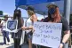 Blizzard Entertainment employees and supporters protest for 