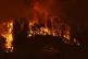Flames approaching at Gouves village on the island of Evia, 
