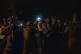 Anti-government demonstrators protest outside the residence 