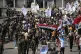 Protesters in central Baghdad today