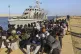 People intercepted by the Libyan Coastguard while trying to 