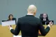 Co-judge Henriette Thoner (left) and judge Dag Bjoervik list