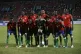BOLD: Gambia players pose for photographs before the Afcon g