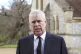 Prince Andrew speaks during a television interview at the Ro
