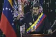  Venezuelan President Nicolas Maduro speaks during a ceremon