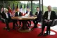 JOINING THE WAR BLOC: PM Mario Draghi (right) has moved clos