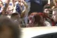 This still image taken from a video provided by Television P