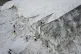 Parts of the ice of the Corvatsch glacier are covered with a