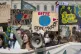 Climate activists attend a demonstration in Berlin, Friday, 