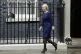 Britain's Prime Minister Liz Truss walks past Larry the Cat,