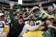 Green Bay Packers wide receiver Romeo Doubs (87) celebrates 