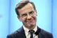 Ulf Kristersson Sweden's new Prime Minister gestures, in Sto