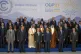 Egyptian President Abdel Fattah El-Sisi (centre right) and U