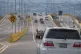 Cars cross the Tienditas International Bridge in San Antonio