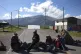 Andean Indigenous people block a highway to protest appointe