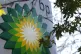 A sign at a BP petrol station in London, Tuesday, February 7