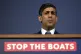 Britain's Prime Minister Rishi Sunak speaks during a press c