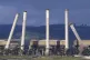 Some of the coal-burning Hazelwood Power Station's eight chi
