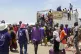 People who crossed from Sudan are seen at a refugee camp in 