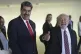 Brazilian President Luiz Inacio Lula da Silva gives a thumbs