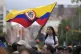 Government backers rally in support of Colombian President G