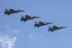  Russian's Air Force Mikoyan MiG-31K jets carrying Kh-47M2 K