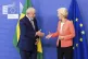 European Commission President Ursula von der Leyen, right, g