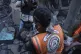 Palestinians evacuate wounded from a building destroyed in I