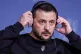 Ukrainian President Volodymyr Zelenskyy attends a press conf