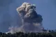 Smoke rises following an Israeli bombardment in the Gaza Str