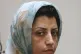 Narges Mohammadi attends a meeting on women's rights in Tehr
